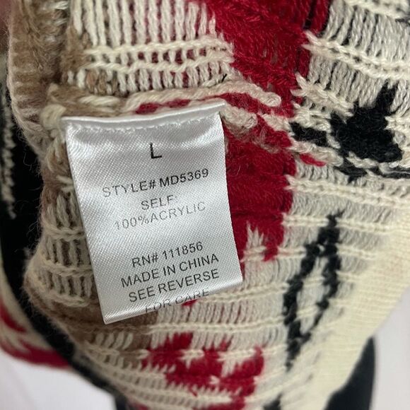 Cherish Aztec Knit Sweater - Women’s L - Picture 6 of 7